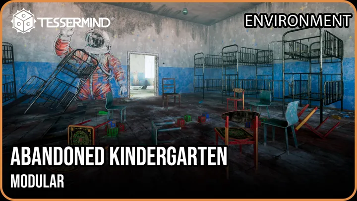 Modular — Abandoned Kindergarten — FAB listing artwork
