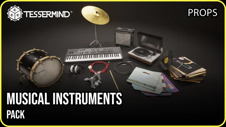 Musical Instruments Pack — FAB listing artwork